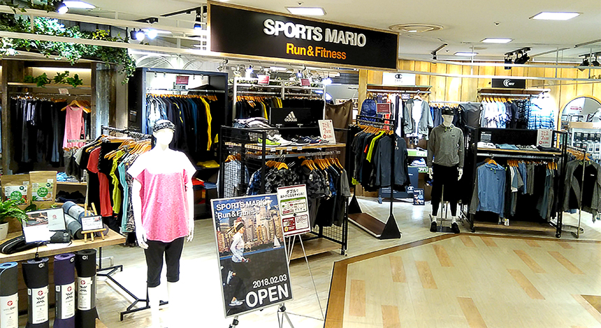 スポーツマリオ ラン フィットネス マルイシティ横浜店 スポーツマリオ Sports Mario 健康で笑顔あふれる毎日を提供する総合スポーツショップ